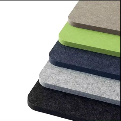 100% Feltvezel Polyester geluidsdicht akoestisch paneel voor Auditorium Gym Customization