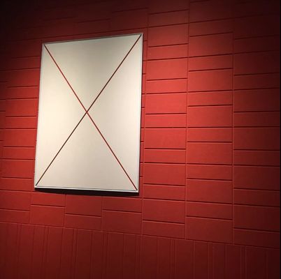 100% Feltvezel Polyester geluidsdicht akoestisch paneel voor Auditorium Gym Customization
