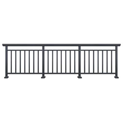 Metalen binnenbalustrade Gemaakte ijzeren handrail Trappenrail Moderne appartementenontwerp