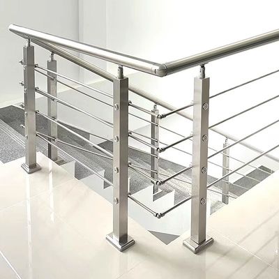 Appartement Interieur Prefabriekeerde bewerkte ijzeren trappen Railing Modern ontwerp voor appartementen