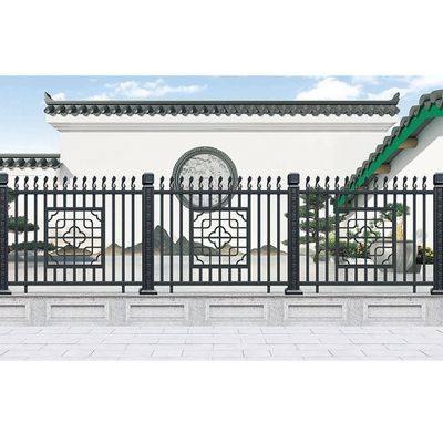 Innenbalustrade Gemaakt ijzeren handrail Trappenrail ontwerp voor appartementen muur gemonteerd