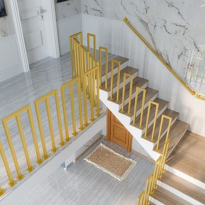 Roestvrijstalen handgreep voor binnentrappen decoratie voor wandbevestiging in appartement