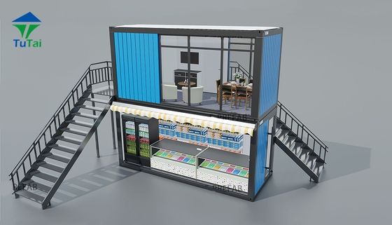 Vlakverpakkingscontainer met staalplaat voor snelle installatie in geprefabriceerde woningen