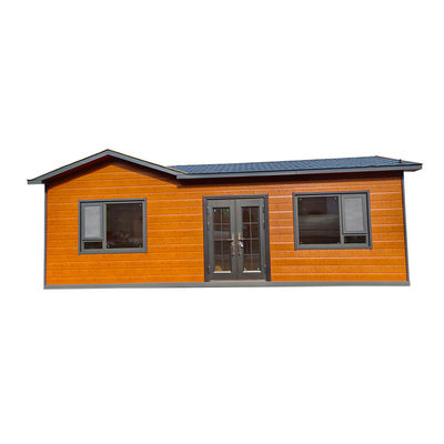 Lichte staalstructuur Frame Flat Pack Container Villa voor prefab huis Draagbare woningen