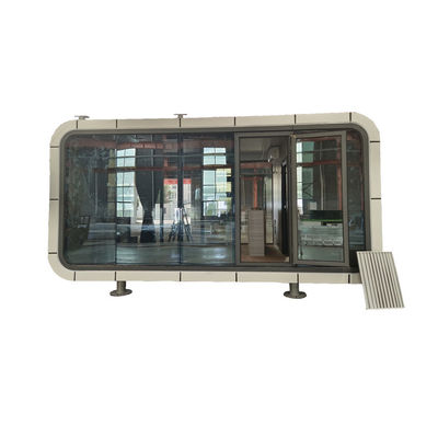 Lichte staalstructuur Frame Flat Pack Container Villa voor prefab huis Draagbare woningen