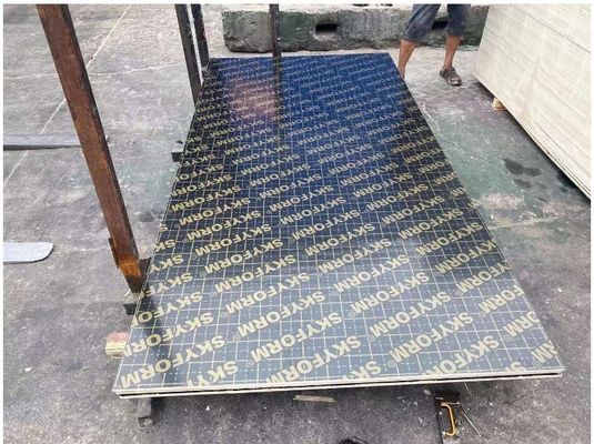 12 mm film geconfronteerd multiplex voor de bouw veneer board oppervlakte materiaal melamine board