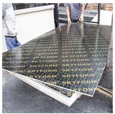 12 mm film geconfronteerd multiplex voor de bouw veneer board oppervlakte materiaal melamine board