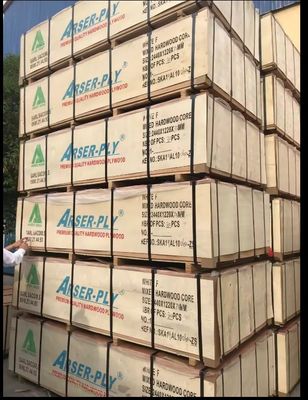 Hotelversiering 18 mm melamien gelamineerd multiplex met veneer board oppervlakte afwerking