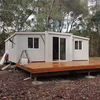 Buiten staal modulaire draagbare doos villa huis voor luxe gefabriceerde wooncontainer
