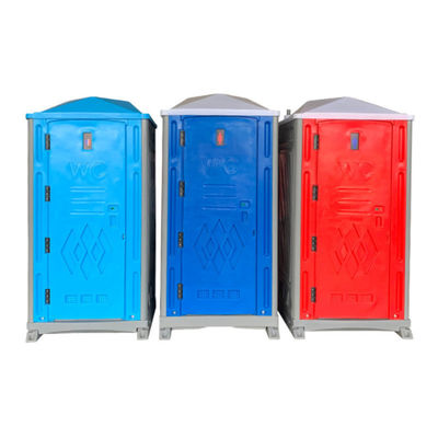 Draagbare outdoor bouwplaats toilet staal Vip mobiele hut voor kamperen luxe