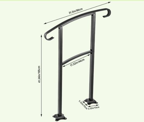 Populaire binnenshuis staal trappen hek handgreep voor moderne appartement balkon balustrades