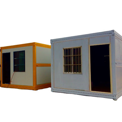 Op maat opvouwbaar draagbaar scheepvaartcontainerhuis en winkel geprefabriceerd modulair huis