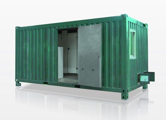 Op maat opvouwbaar draagbaar scheepvaartcontainerhuis en winkel geprefabriceerd modulair huis