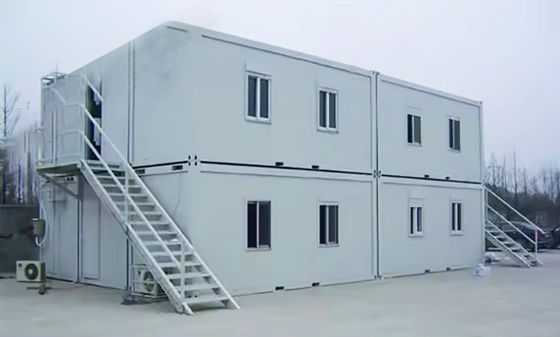 Op maat opvouwbaar draagbaar scheepvaartcontainerhuis en winkel geprefabriceerd modulair huis