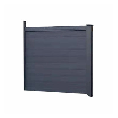 Vloer gemonteerd Modern Design Tuin Privacy Veiligheid Hout Plastic Composite Fence Board