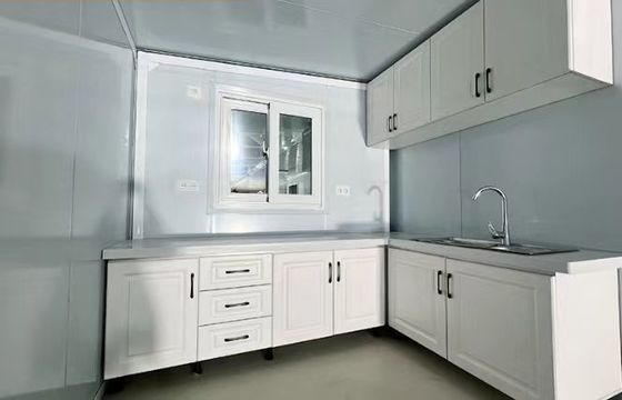 Opvouwbare huizen Moderne stalen platte container voor draagbaar wonen