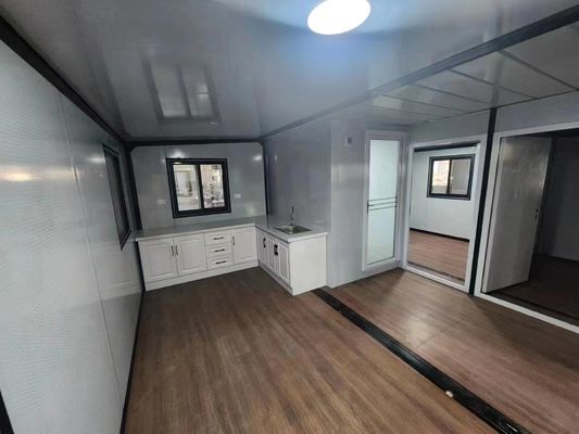 Opvouwbare huizen Moderne stalen platte container voor draagbaar wonen