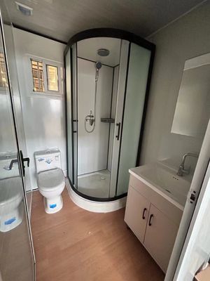 Opvouwbare huizen Moderne stalen platte container voor draagbaar wonen
