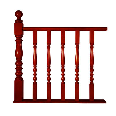 Modern kantoorgebouw Decoratieve houten trappenrail met baluster en spindels