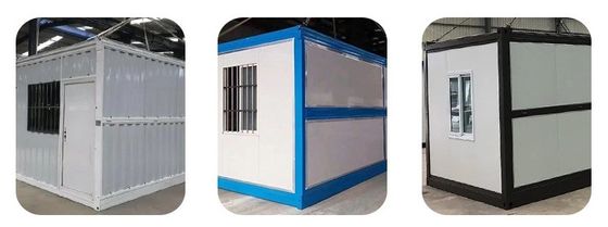 Op maat gemaakte vracht modulaire container kantoor wooncontainer monteren 20ft container huis