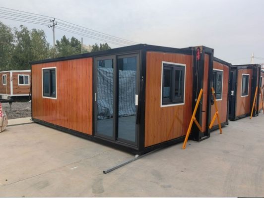Chinese design staalcontainer huis met badkamer 20ft draagbaar vouwbaar uitbreidbaar