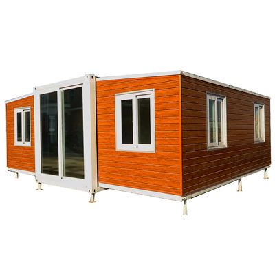 Staalstructuur Afneembaar Makkelijk Opvouwbaar Mobiele Villa Prefab Uitbreidbaar Huis 3 slaapkamers Met Keuken