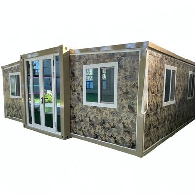 Chinees ontwerp 40ft waterdicht uitbreidbaar containerhuis met staalstructuur