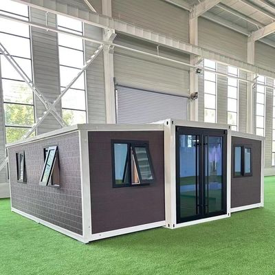 Staalstructuur Luxe 2 slaapkamers Prefab Containerhuis voor kantoor en slaapkamer