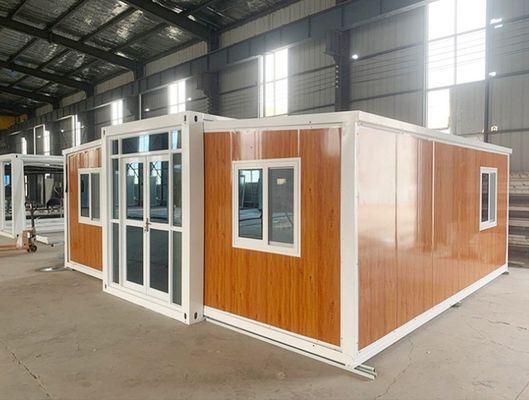 Makkelijk te monteren vouwruimte huizen klaar om te leven modern design stijl polygon dak giet