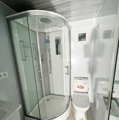 Uitbreidbare vouwcontainer 20ft/40ft 2 slaapkamers prefab villa met aangepaste kleur