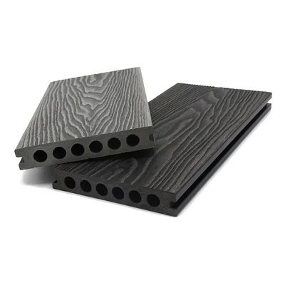 Moderne ontwerp solide hol hout-plastiek balkon composietvloer voor eenvoudige installatie