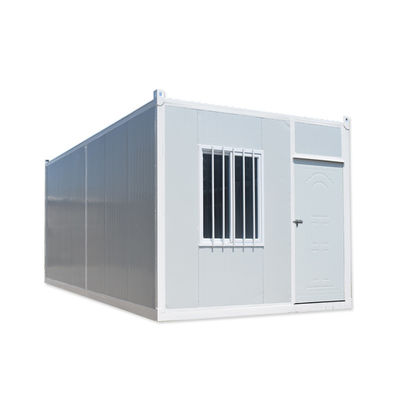 Opvouwbare eenheden Draagbare kantoorgebouwen met snel opvouwbare flatpackcontainerhuizen