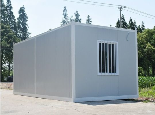 Opvouwbare eenheden Draagbare kantoorgebouwen met snel opvouwbare flatpackcontainerhuizen