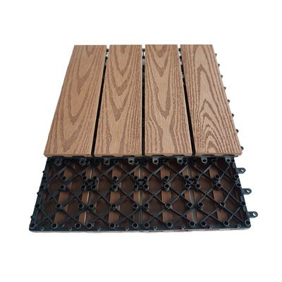 Hoge duurzaamheid Buiten DIY Hout-plastiek vloeren voor moderne achtertuin projecten