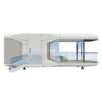 Draagbare prefab huizen voor hotel Modern staal frame Space Capsule Hotel vakantie