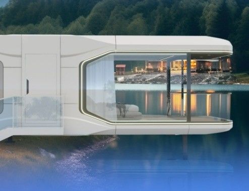 Boerderij Luxe Draagbare Ruimte Capsule Hotel voor Staal Commerciële Ruimte Portacabin