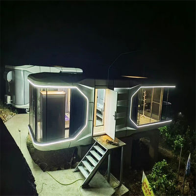 Modulaire ruimte capsule huis voor hotel en villa luxe prefab design stijl postmoderne