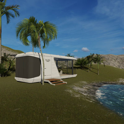 Op maat Capsule Style Hotel Moderne geprefabriceerde boerderij Opvouwbaar Campinghuis