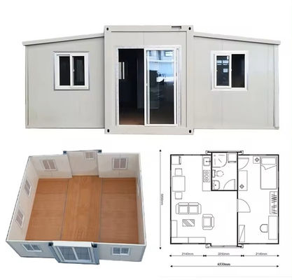 Milieubescherming Moderne draagbare woning met licht staal frame