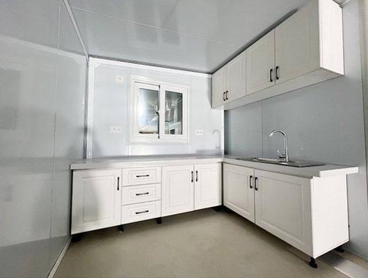 Uitbreidbare containerhuizen met badkamer en keuken De keuze voor een milieuvriendelijk huis
