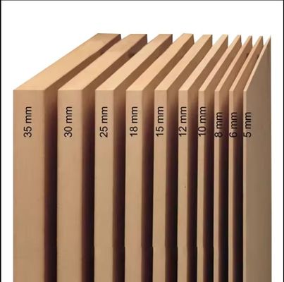 Moderne meubelontwerp 3mm 4mm 5mm 6mm 9mm 12mm 15mm 18mm vezelplaten gemaakt van dennen