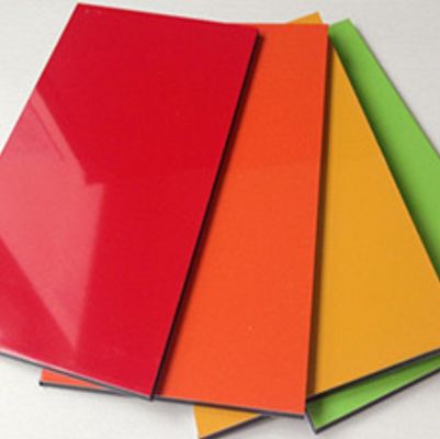 Branddichte Alucobond-kleurwandbekleding voor gevels van gebouwen