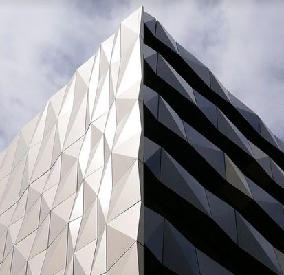Branddichte Alucobond-kleurwandbekleding voor gevels van gebouwen