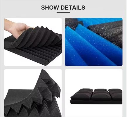 Accoustic Foam Panels in aangepaste kleur Sound Isolation Wandpanels voor Home Decor