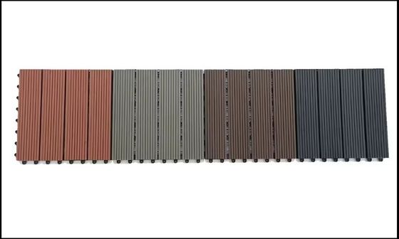 Terras Hout Plastic Composite Coffee WPC 300*300mm vloertegel voor gladde tuin