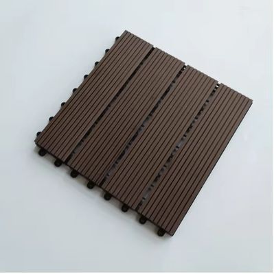 Terras Hout Plastic Composite Coffee WPC 300*300mm vloertegel voor gladde tuin