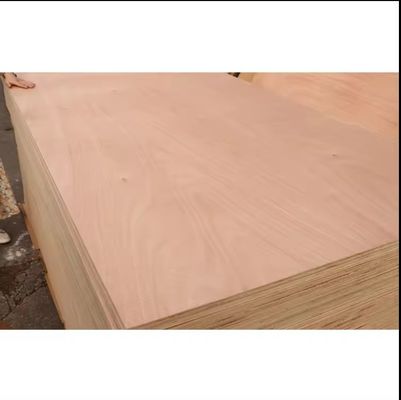 Innen E1 Formaldehyde 18mm waterdichte panelen Commercieel hardhout Okoume Marine plaat 4x8