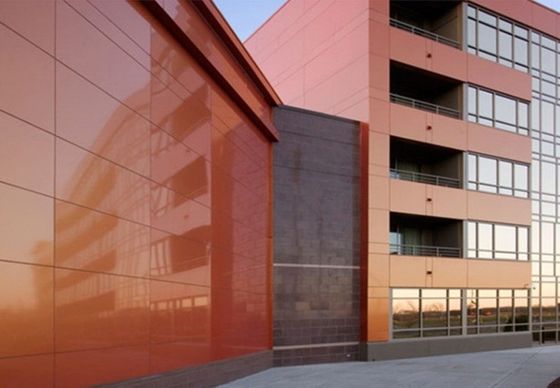 4 x 8 Aluminiumcomposite panel voor wandbekleding in hotel