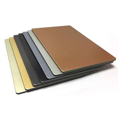 Brandbestendig aluminiumcompositpaneel van 3 mm, 4 mm, 5 mm, buitenste gebruikte PE/PVDF ACP-plaat