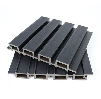 Plastic hout composiet gevel panelen aangepaste lengte 159mm x 23mm x aanpasbare lengte